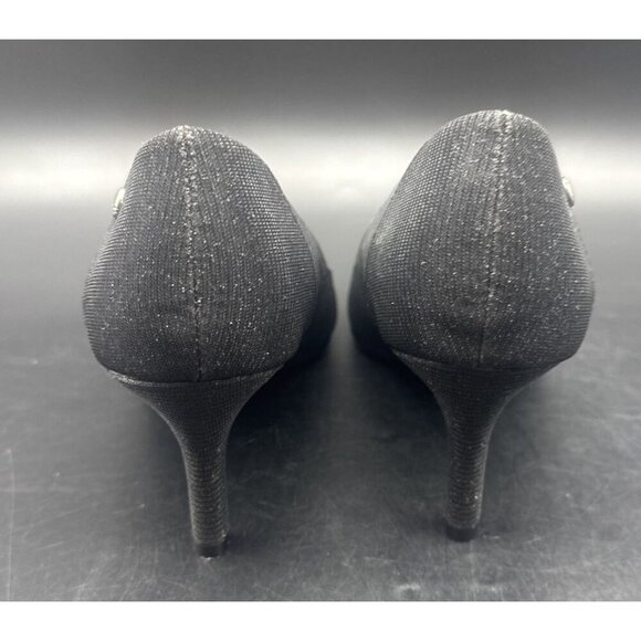 LifeStride Womens Parigi Black Shimmer Heels Pumps Shoes 8.5 Business Party - Picture 3 of 11